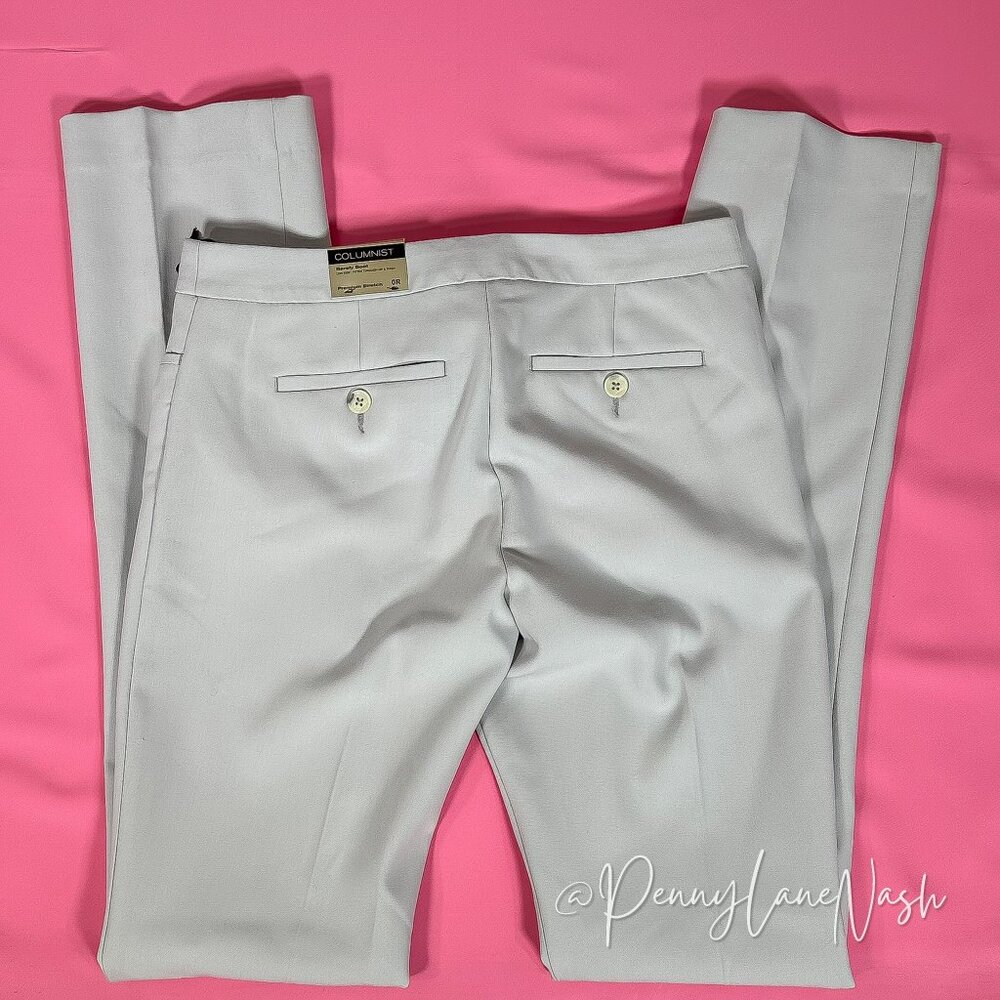 NWT Express Columnist Barely Boot Low Rise Pant Size 0R Gray - Picture 10 of 12